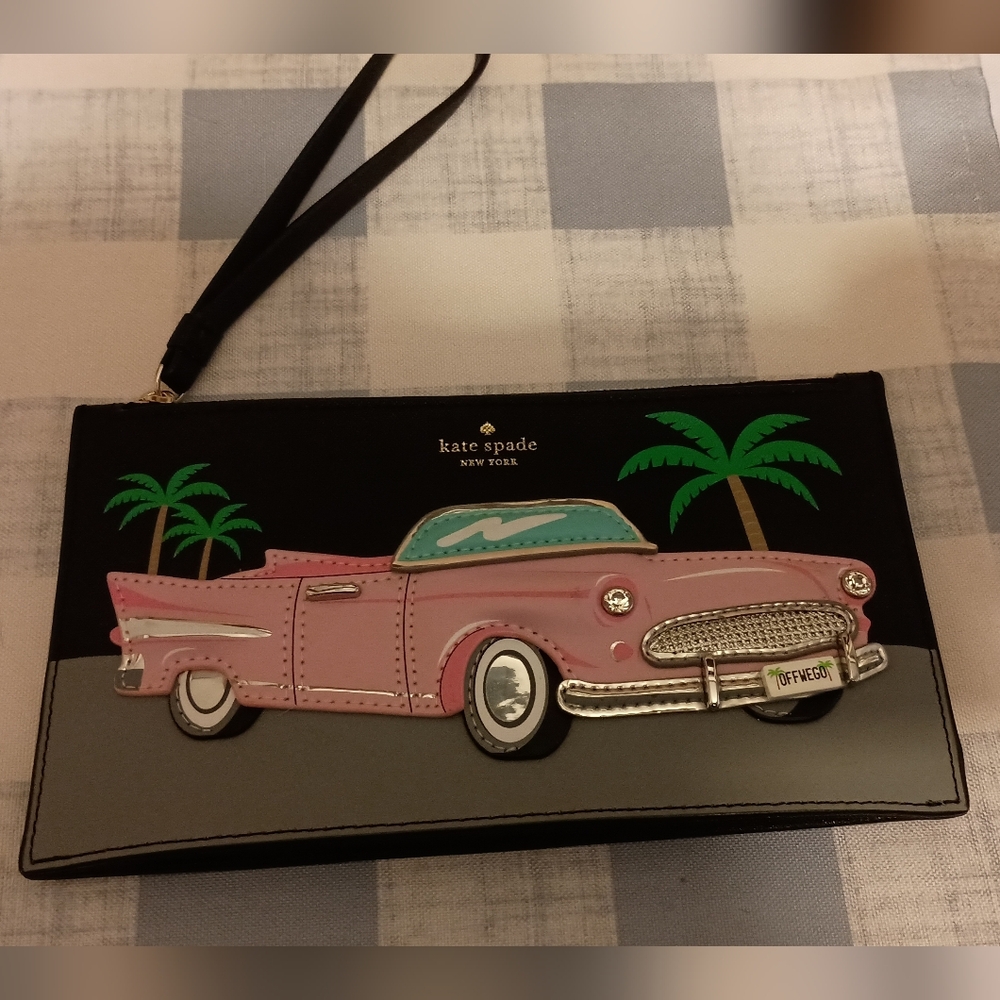 Pink Cadillac Wristlet By Kate Spade